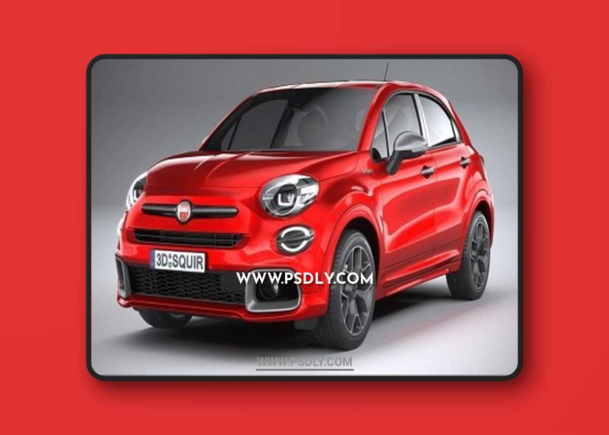 Fiat 500X Sport 2020 3D Model
