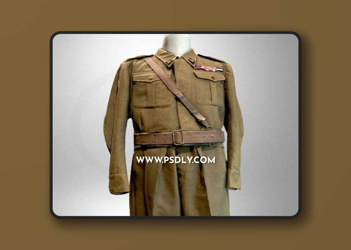 Military uniform of General Józef Giza 3D Model