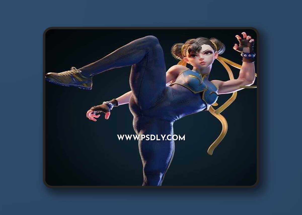 Street Fighter - Chun-li 3D Print