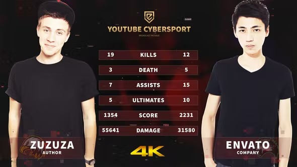 Videohive YouTube Cybersport Gaming Pack 21498001