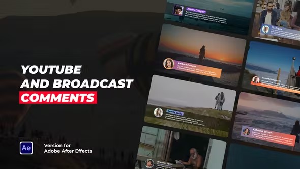 Videohive Youtube and Broadcast Comments 40325956