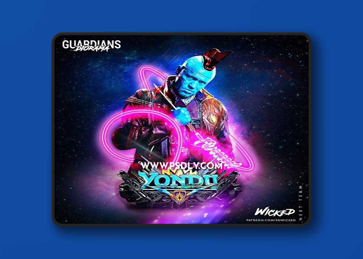 Wicked - Guardians of the Galaxy - Yondu – 3D Print