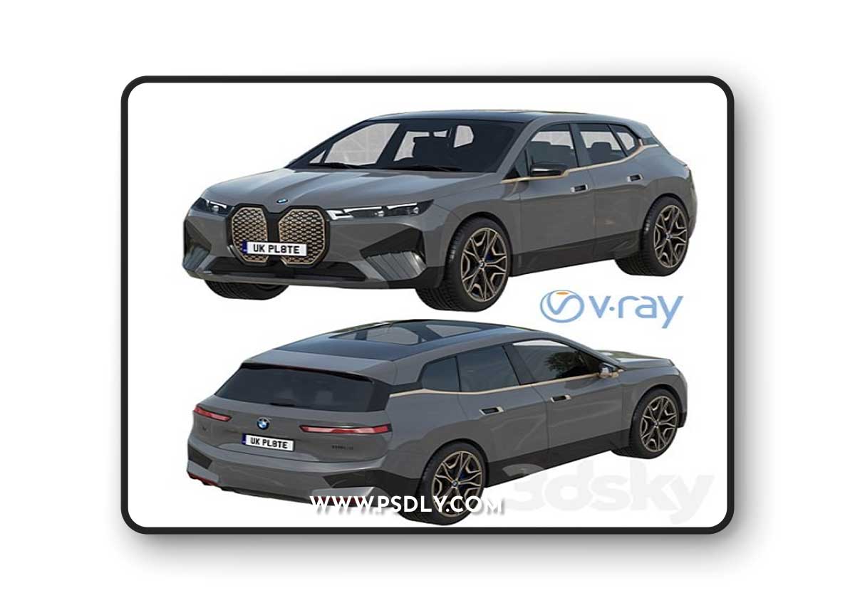 BMW iX M60 3D Model