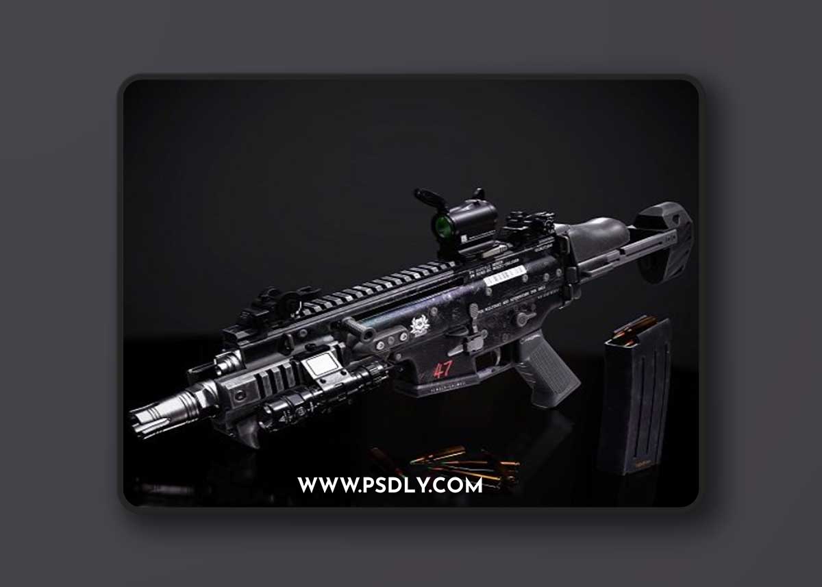 FN SCAR-SC 3D Model
