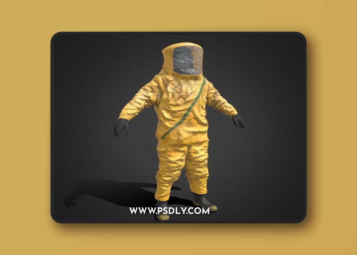 HAZMAT NBC Suit Lvl 4 3D Modela