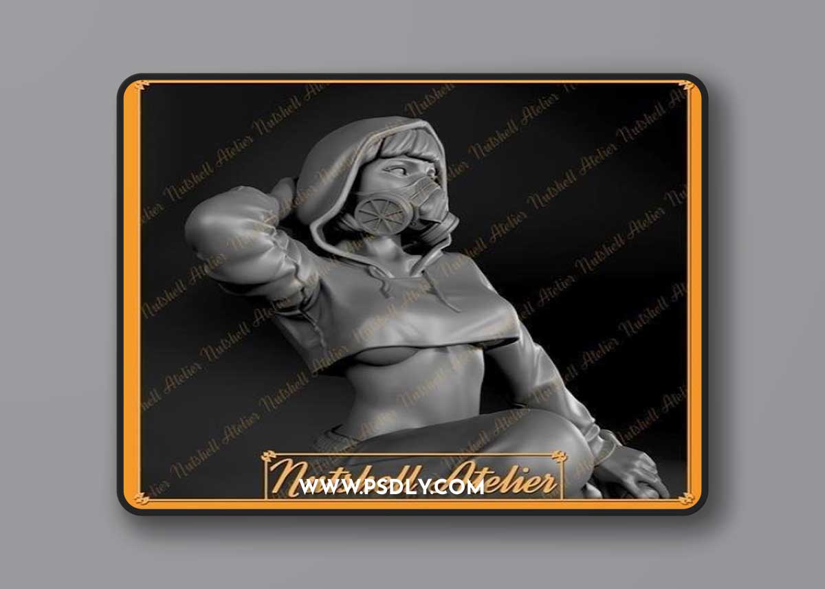 Nutshell Atelier - Graffiti girl 3D Print