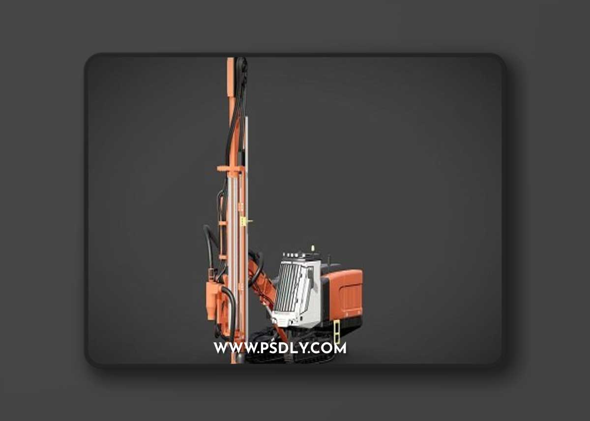 Sandvik Pantera DP1500i CGI version 3D model