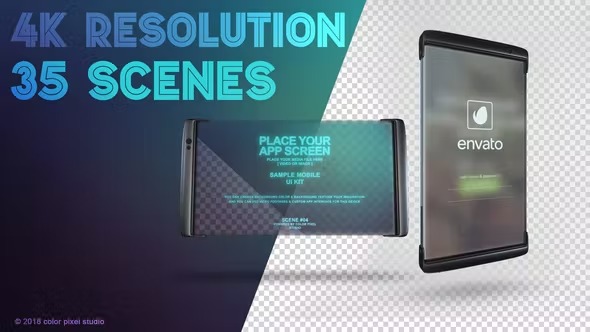 Videohive Futuristic Phone App Promo 22280319
