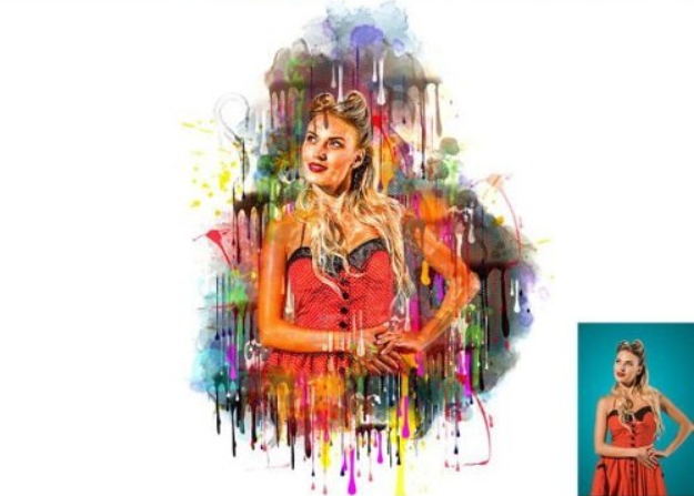 Dripping Paint Photoshop Action 2 image 84