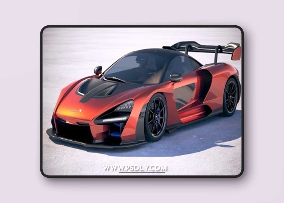 McLaren Senna 2019 3d model