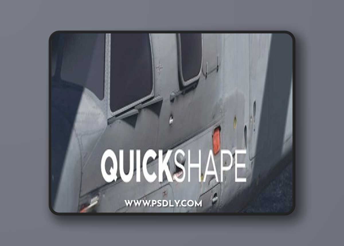 QuickShape 2022 for Blender 3.3.1