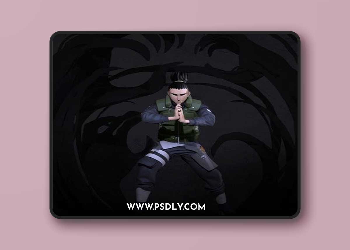 Shikamaru Nara dragon Shadow – 3D Print