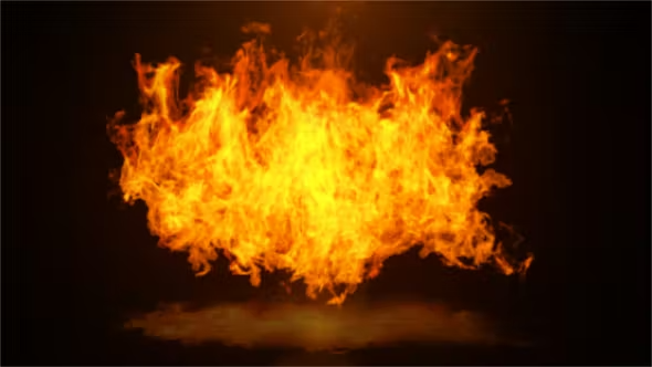 Videohive Blazing Fire Logo Reveal 41922237