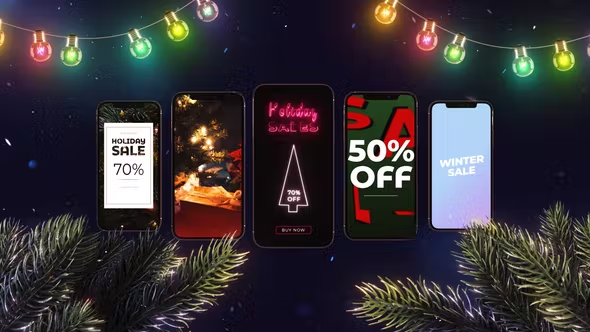Videohive Christmas Sale Stories 42114525