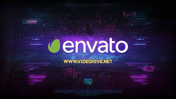Videohive Cyberpunk Logo Reveal 42327716