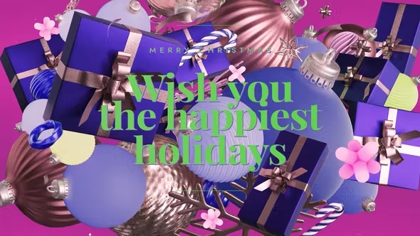 Videohive Holiday Gift Greeting 42033515