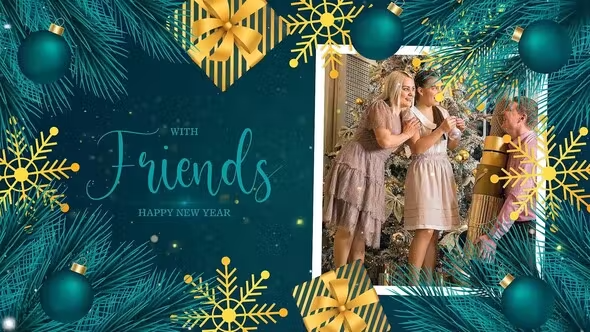 Videohive Merry Christmas And Happy New Year 42179391