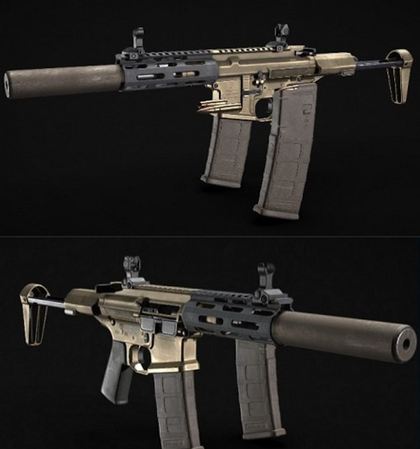 AAC Honey Badger 3D Model 2 image 273