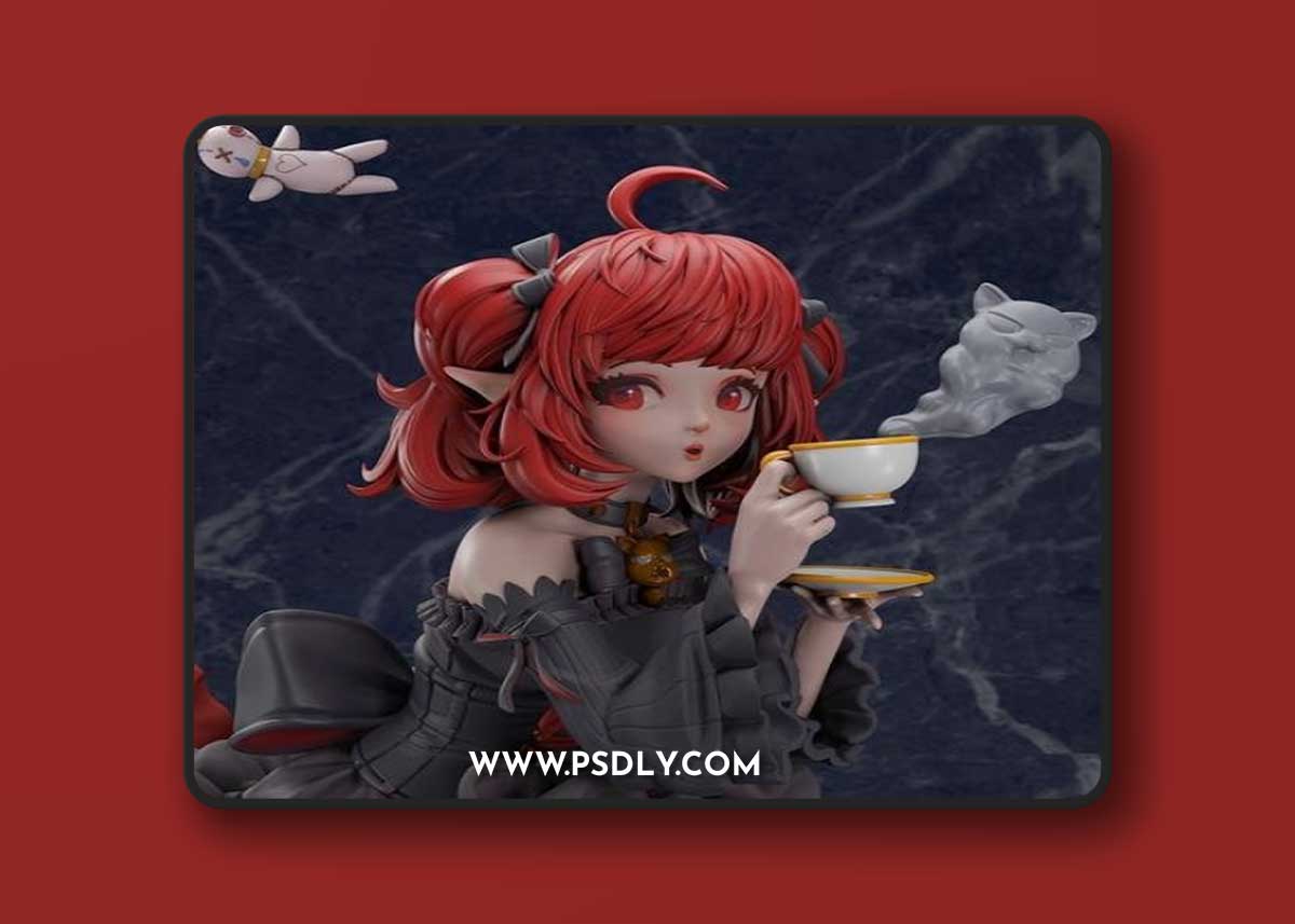 Daniel Villanueva – Black Maiden Enchantress – 3D Print Model