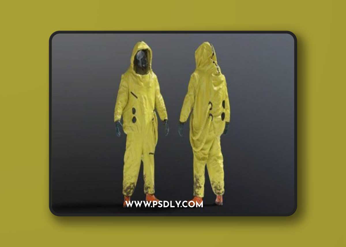 HAZMAT NBC Suit 3D Model