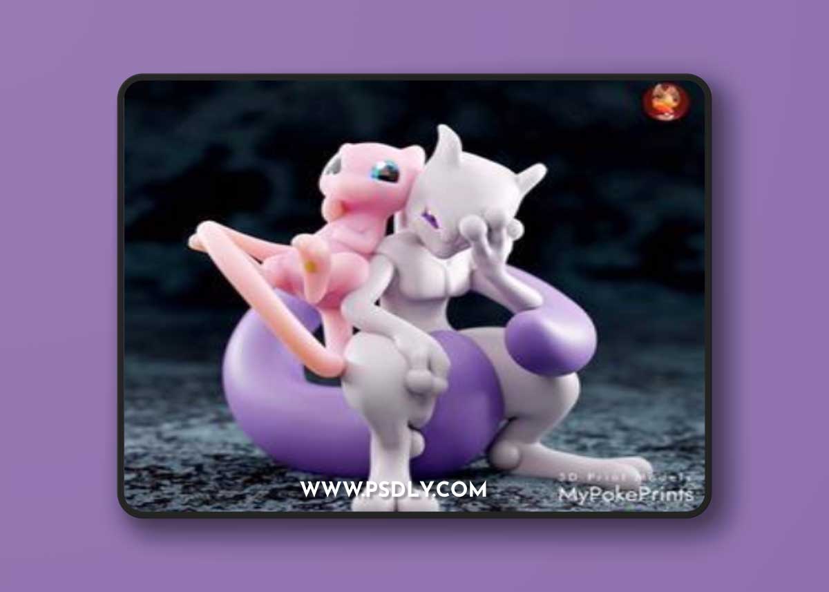 Mew and Mewtwo – 3D Print Model