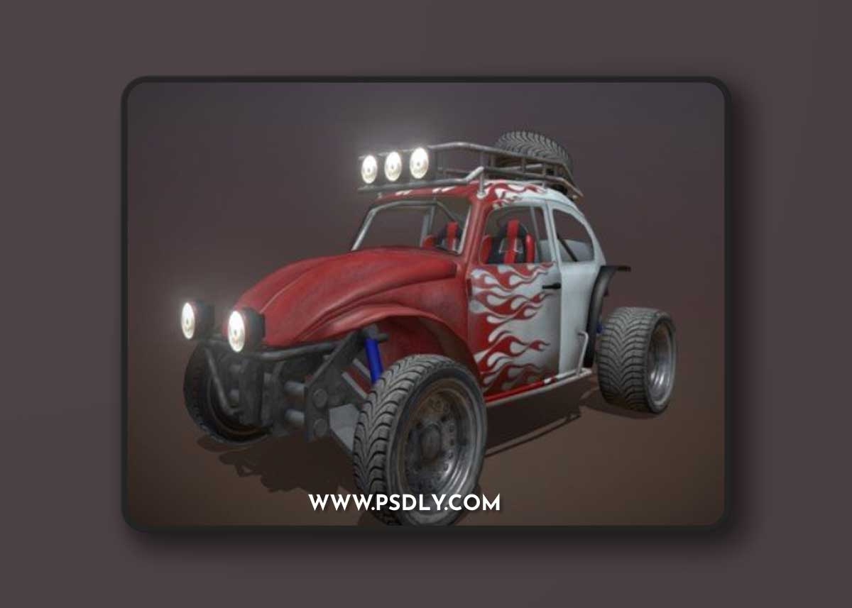 Off Road 4X4 racer with 4 different skins