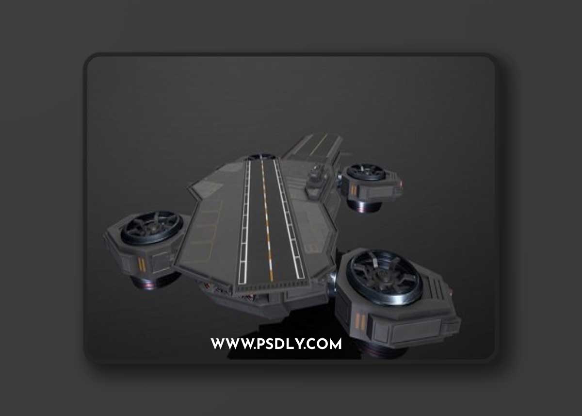 Scifi Flying Aircraft Carrier