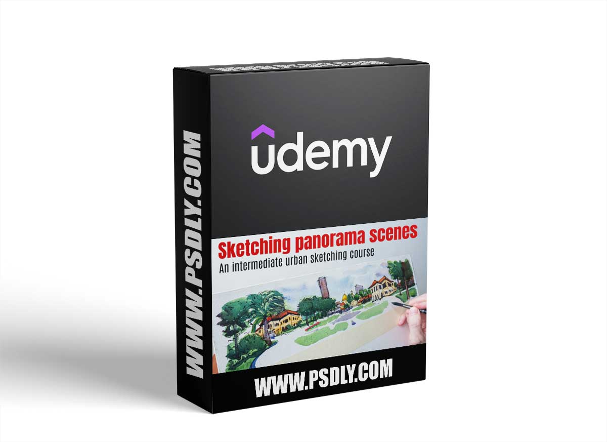 Sketching Panorama Scenes: An Urban Sketching Course (intermediate)
