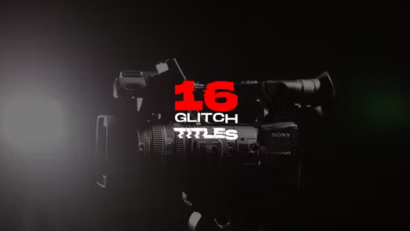 Videohive Minimal Glitch Titles 42680873
