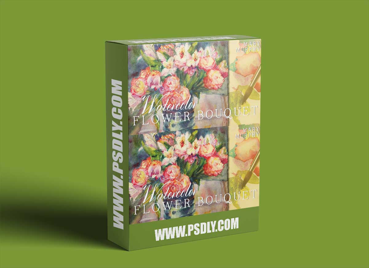 Watercolor Flower Bouquet With Mary P. Murphy