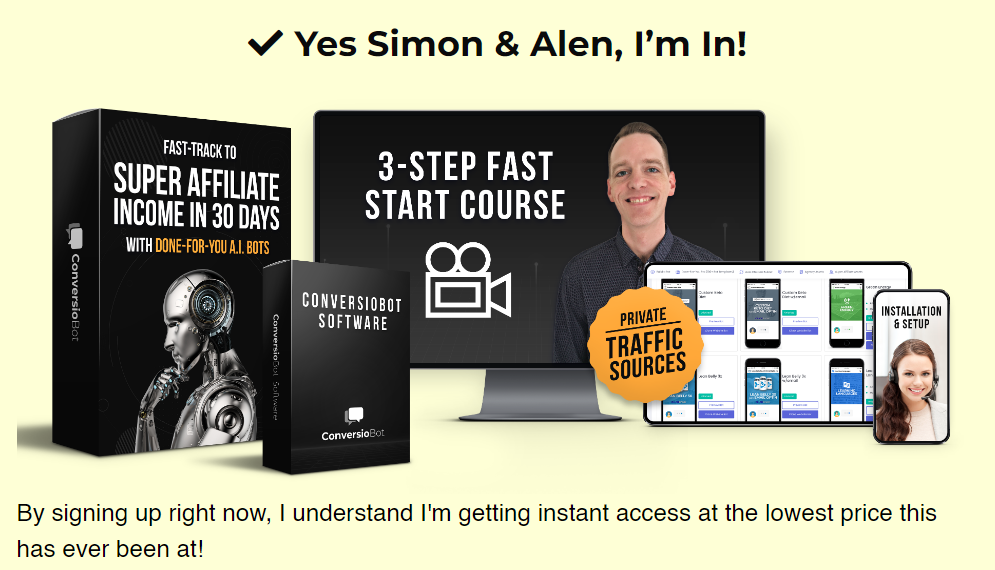 Simon Wood – Conversio Super Affiliate A.I. Bots 2023 Download 2 image 22