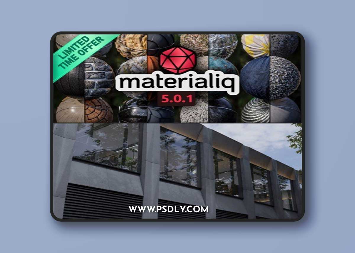 [Blender] Material Library Materialiq v5.0.1