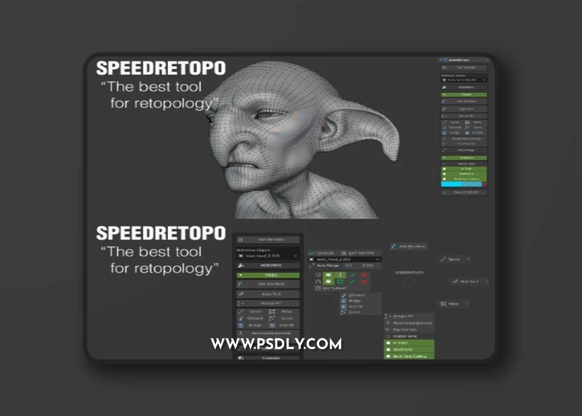 [Blender] Speed Retopo 3 v.0.1.3