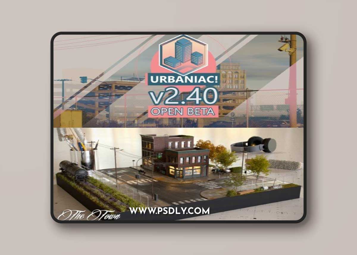 [Blender] Urbaniac! City Asset Pack V2.45