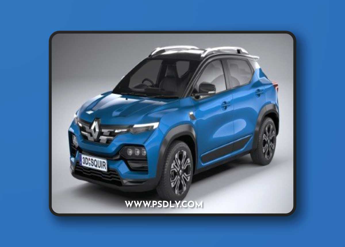Renault Kiger 2022 3D Model