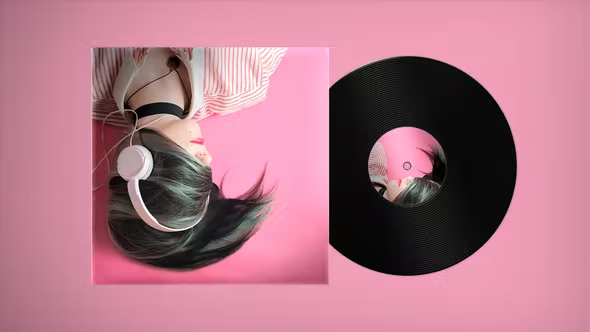 Videohive Vinyl Record Mockup 43359953