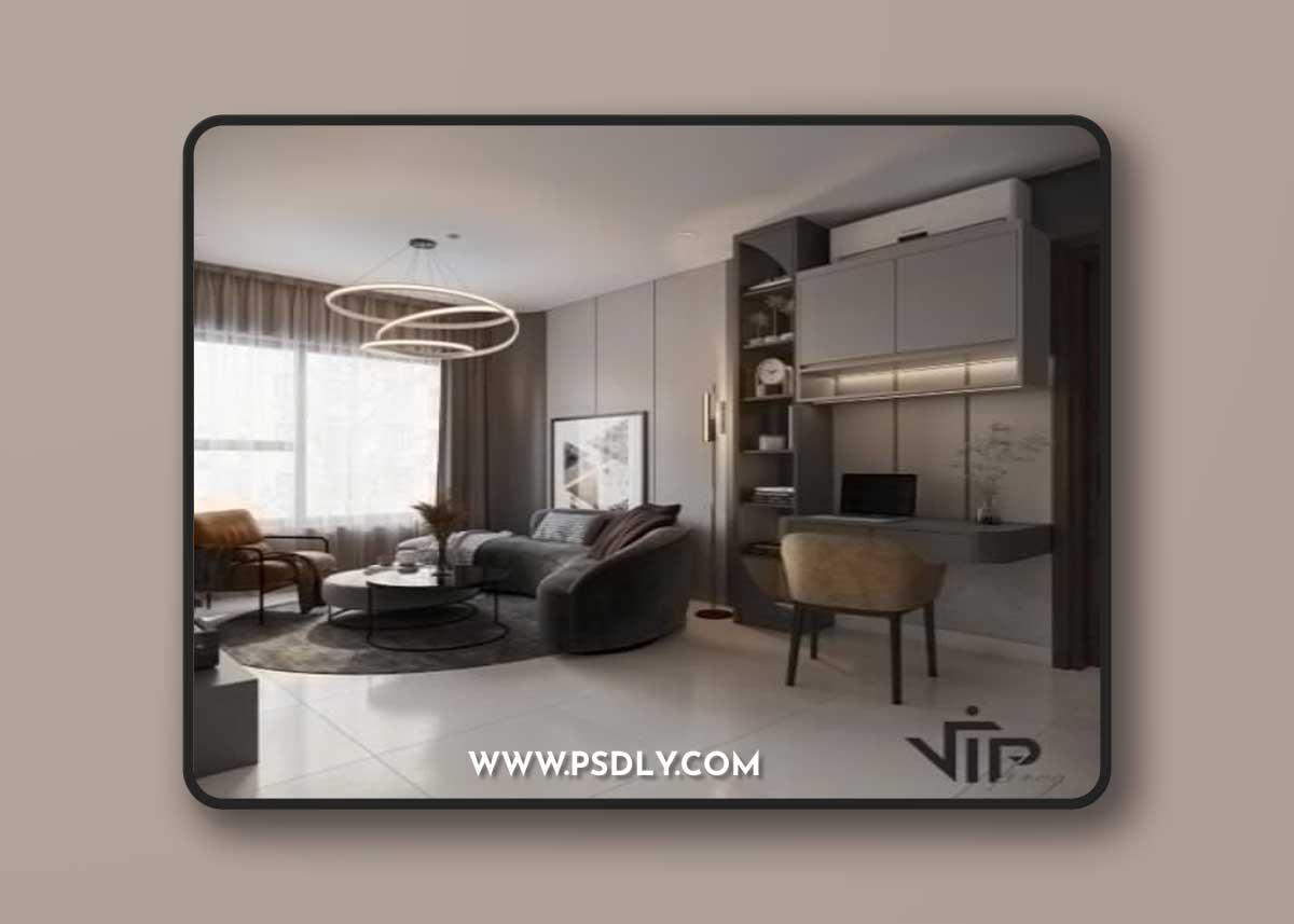 Apartment Interior Model By Vi Phong