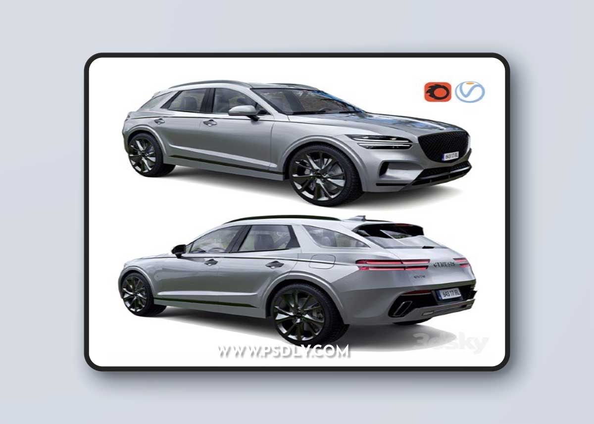 Genesis GV70 3D model