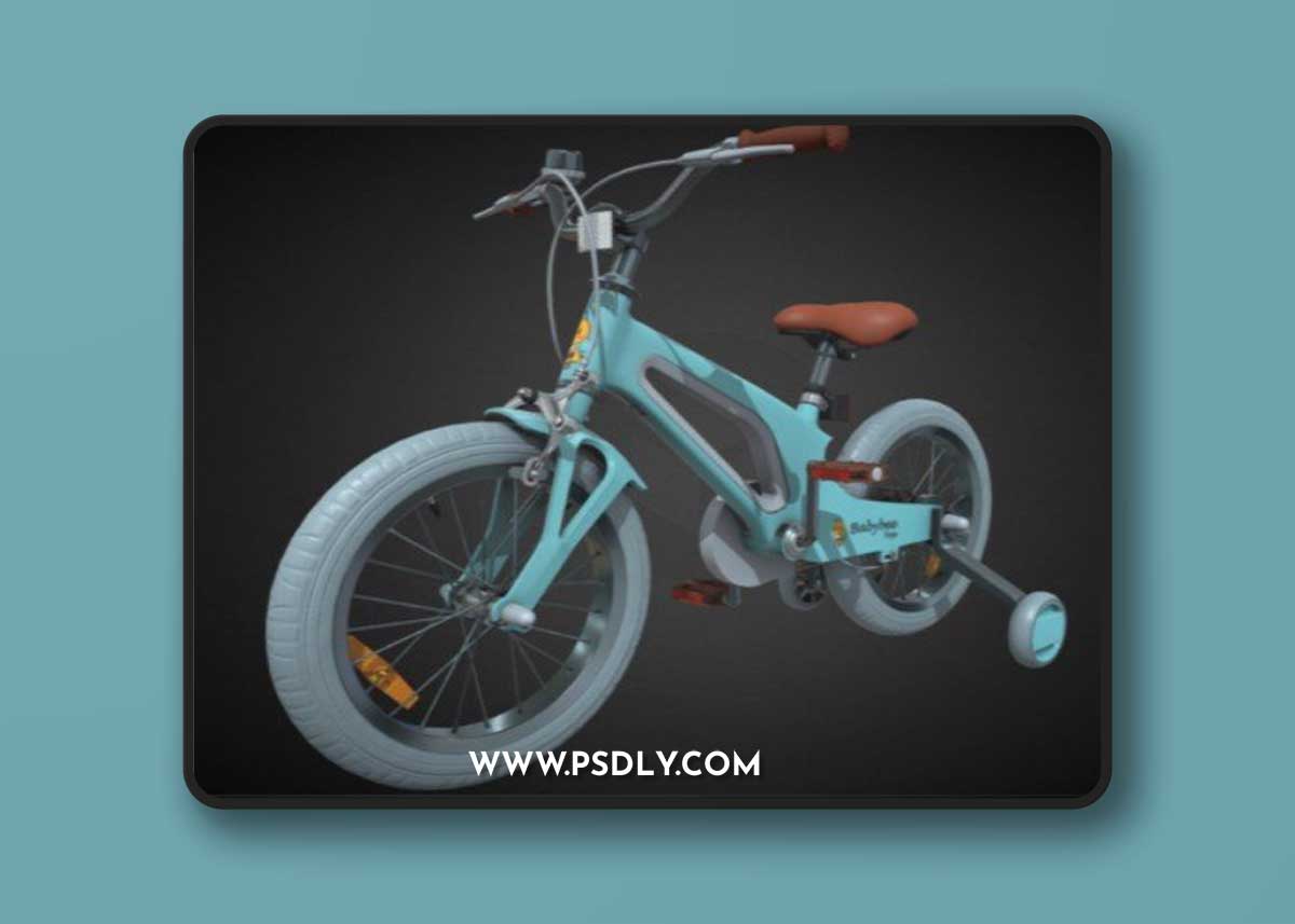 Kid Bike 3D Model