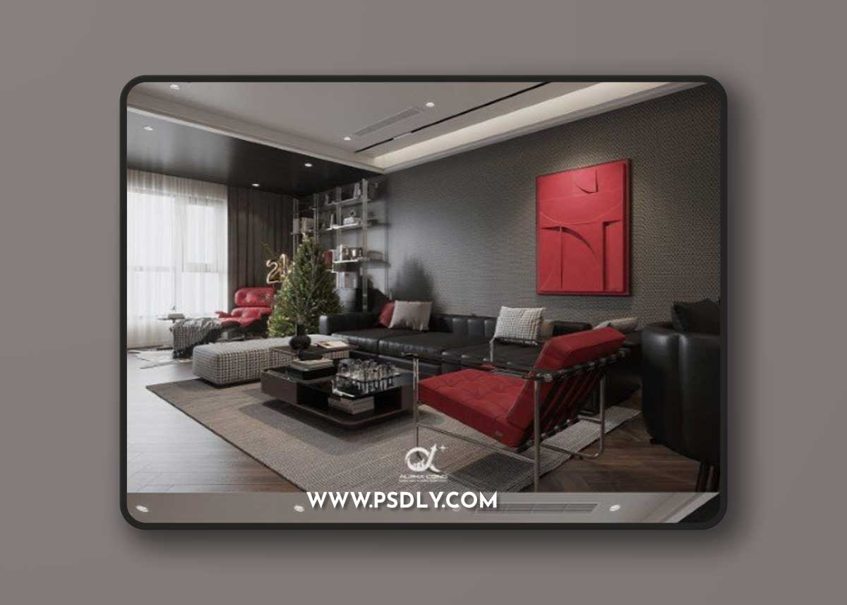 Living Room Interior by Tuan Anh Doan