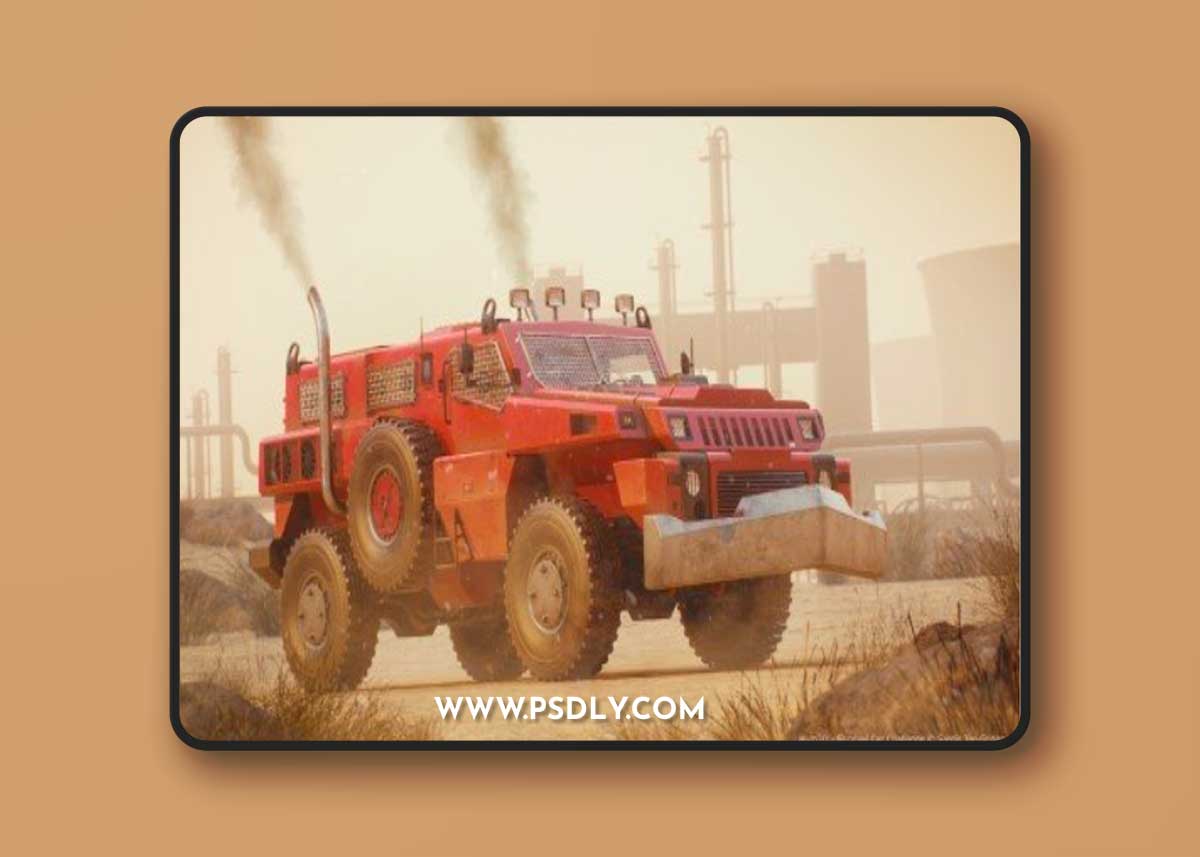 Paramount Marauder 3D Model PBR