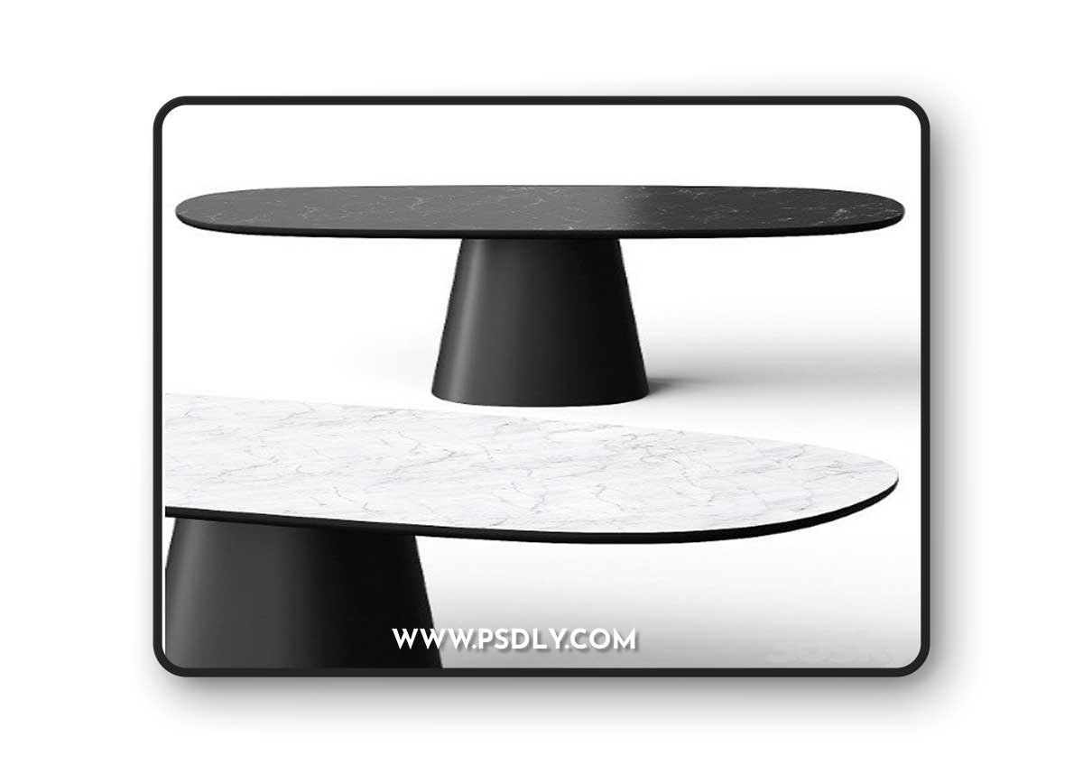 Pro 3DSky - B&B Italia Allure O Dining Table