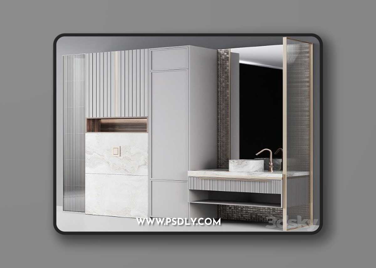 Pro 3DSky - Bathroom Console N15 Vray