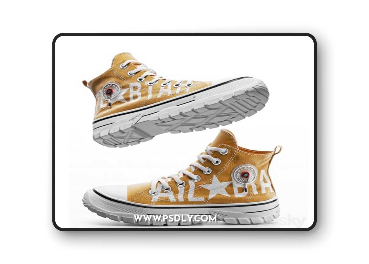 Pro 3DSky - Casual High-top Mustard