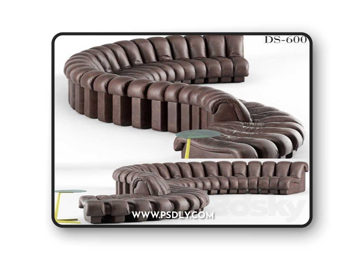 Pro 3DSky - De Sede DS 600 Sofa