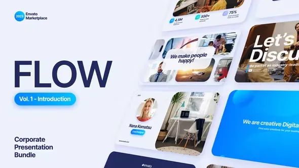 Videohive - Flow - Corporate Presentation Bundle | Vol. 1 - 43194087
