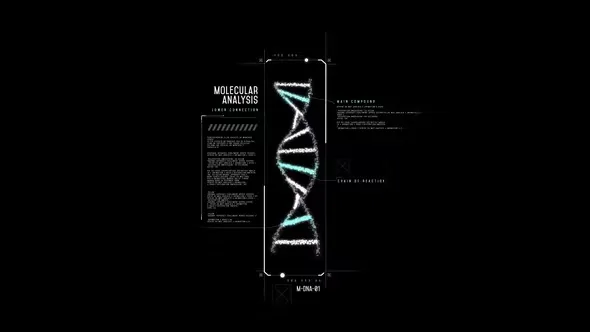 Videohive HUD Molecular DNA 44588563