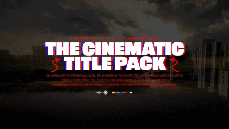 James Abadi Design The Cinematic Title Pack 2 image 4