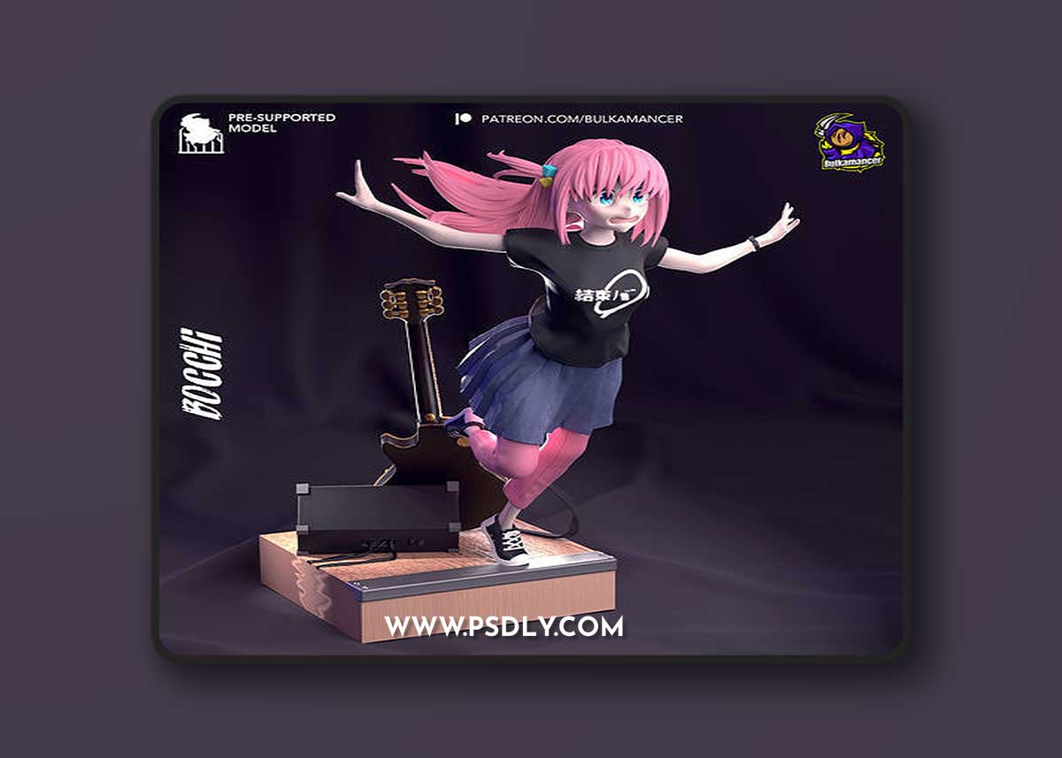 Hitori Gotoh - Bocchi the Rock – 3D Print Model