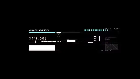 Videohive HUD Audio Transcription 1 44793982